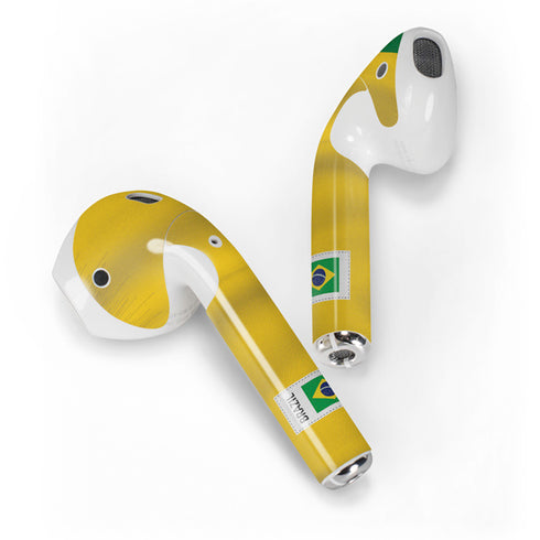 Brazil Soccer Flag Apple AirPods 2 Skin